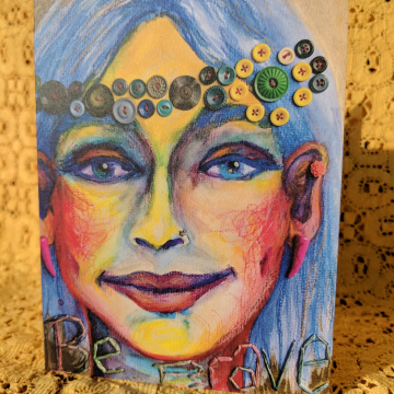 Be Brave note card
