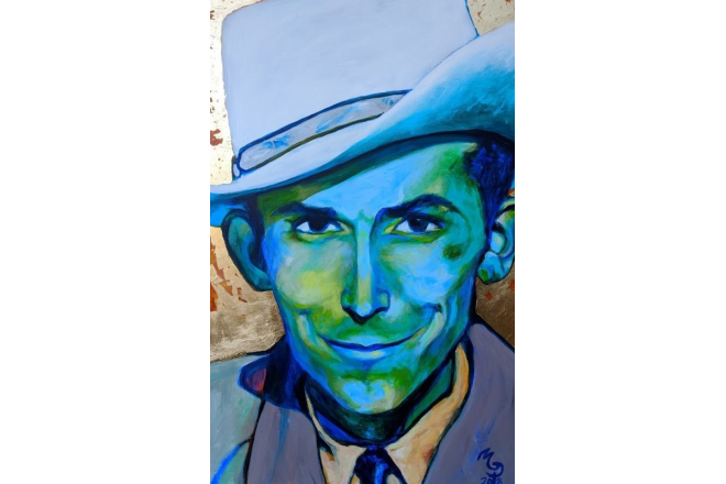 Giclee print: Hank Williams (11x14)